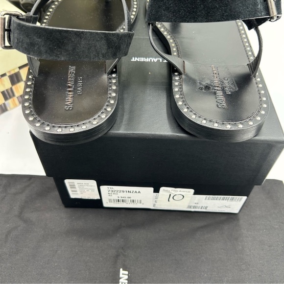 Women’s Saint Laurent to YSL Cassandra sandals size 42 made in Italy - Picture 5 of 9